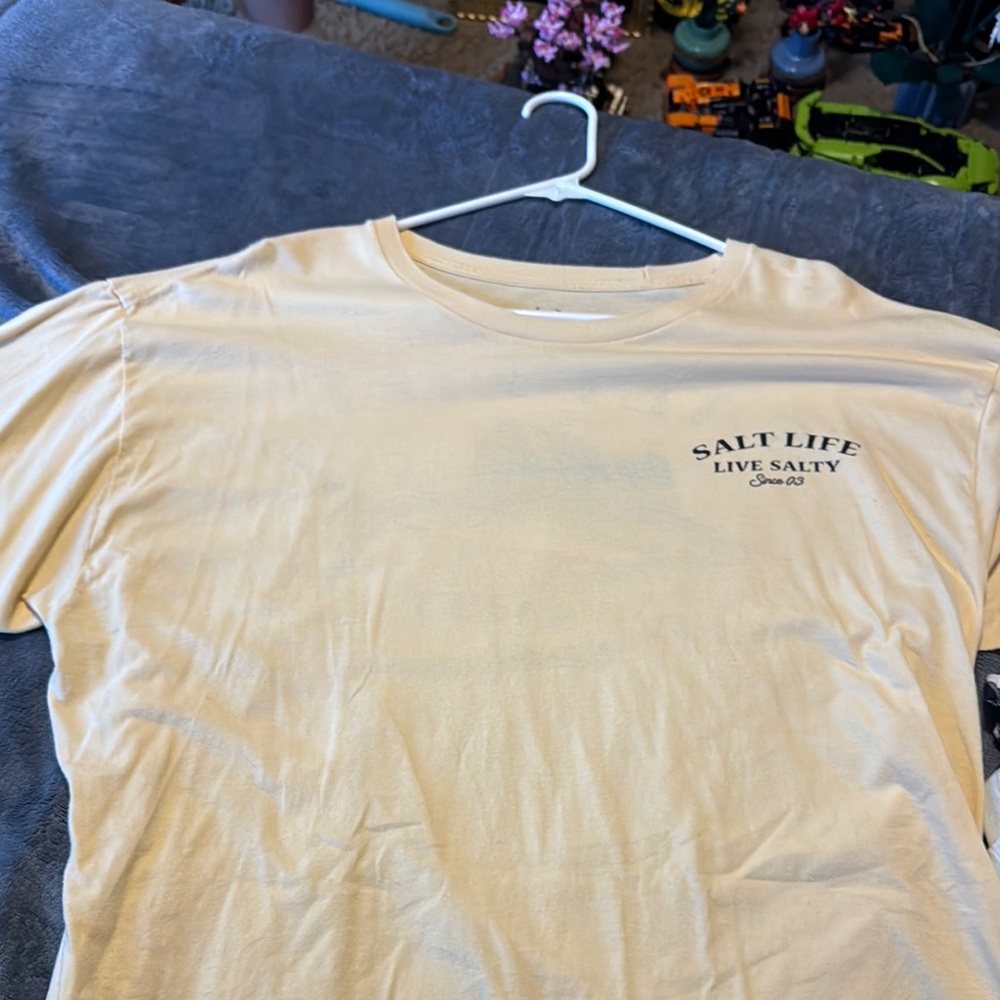 Salt Life Yellow Short Sleeve Tee
